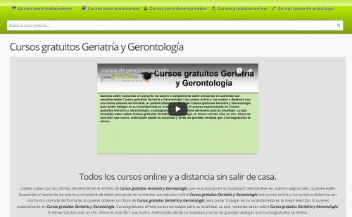 Curso gratis de geriatría