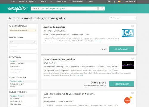 Curso gratis de geriatría